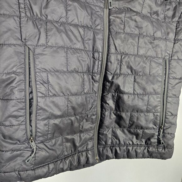 Patagonia Nano Puff Vest Women's  Charcoal Primaloft Puffer Full Zip XS Logo - Picture 5 of 12